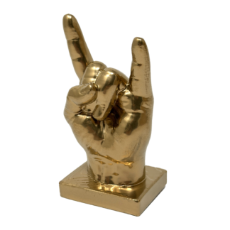 Scultura decorativa materica ’E Ccorne simbolo portafortuna della tradizione napoletana