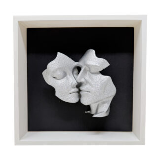 Quadro Il Bacio Materico – Arte Napoletana Contemporanea